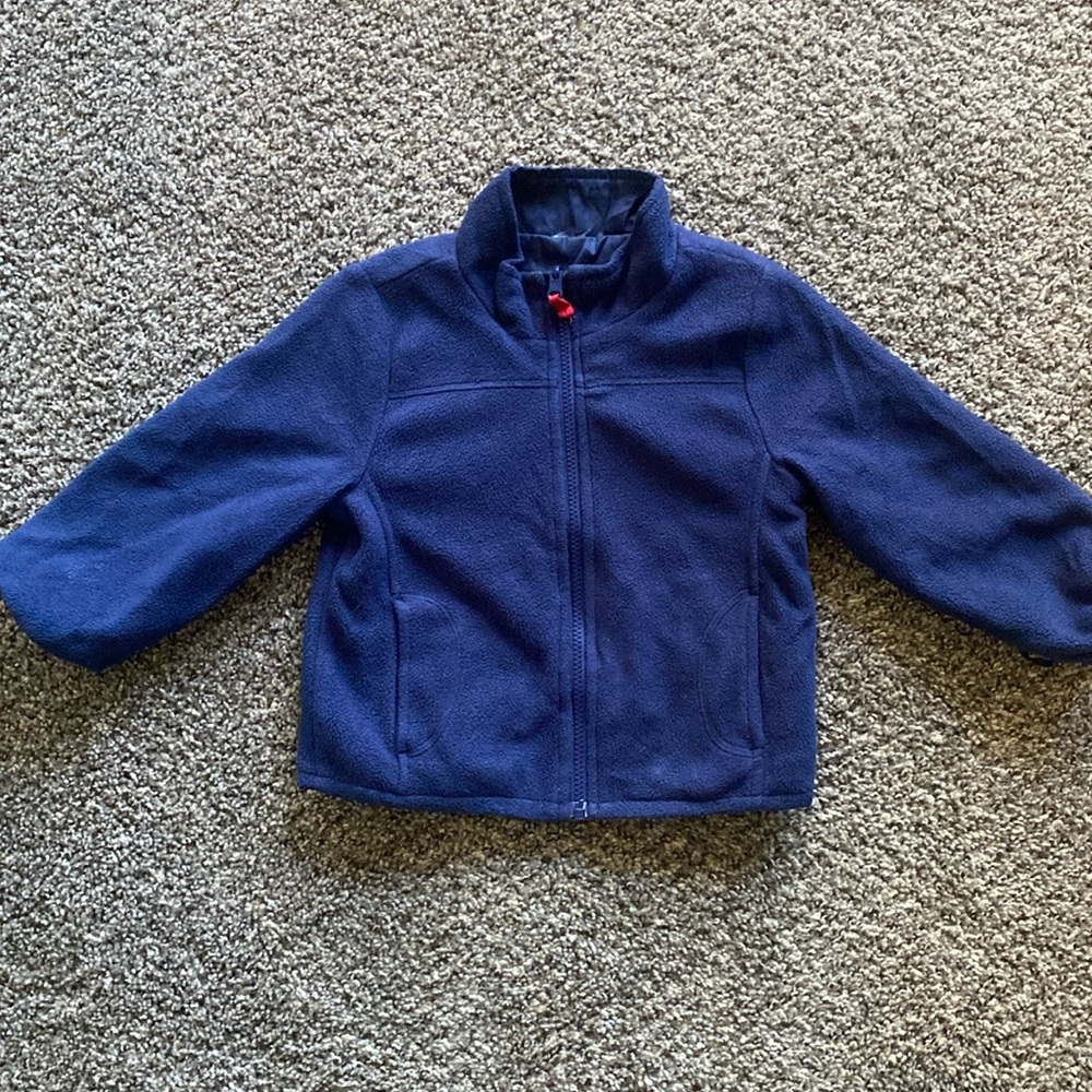 Nave blue toddler fleece